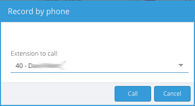 extensiontocall