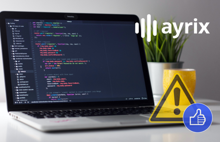 Ayrix not affected by critical Java vulnerability (log4j)