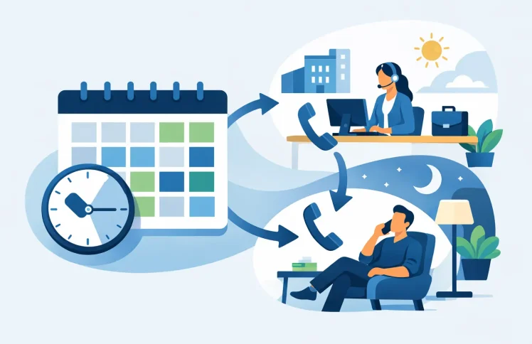 Calendar Based Call Routing for Business Hours