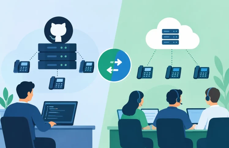 Open Source Versus Managed PBX for Your Team