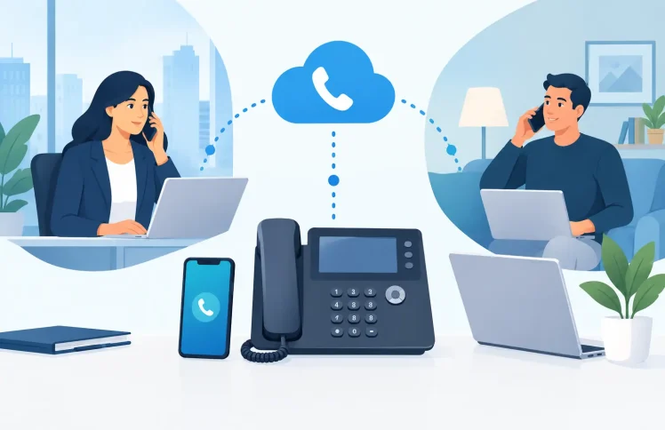 Hybrid Phone Deployment for Flexible Business Calls